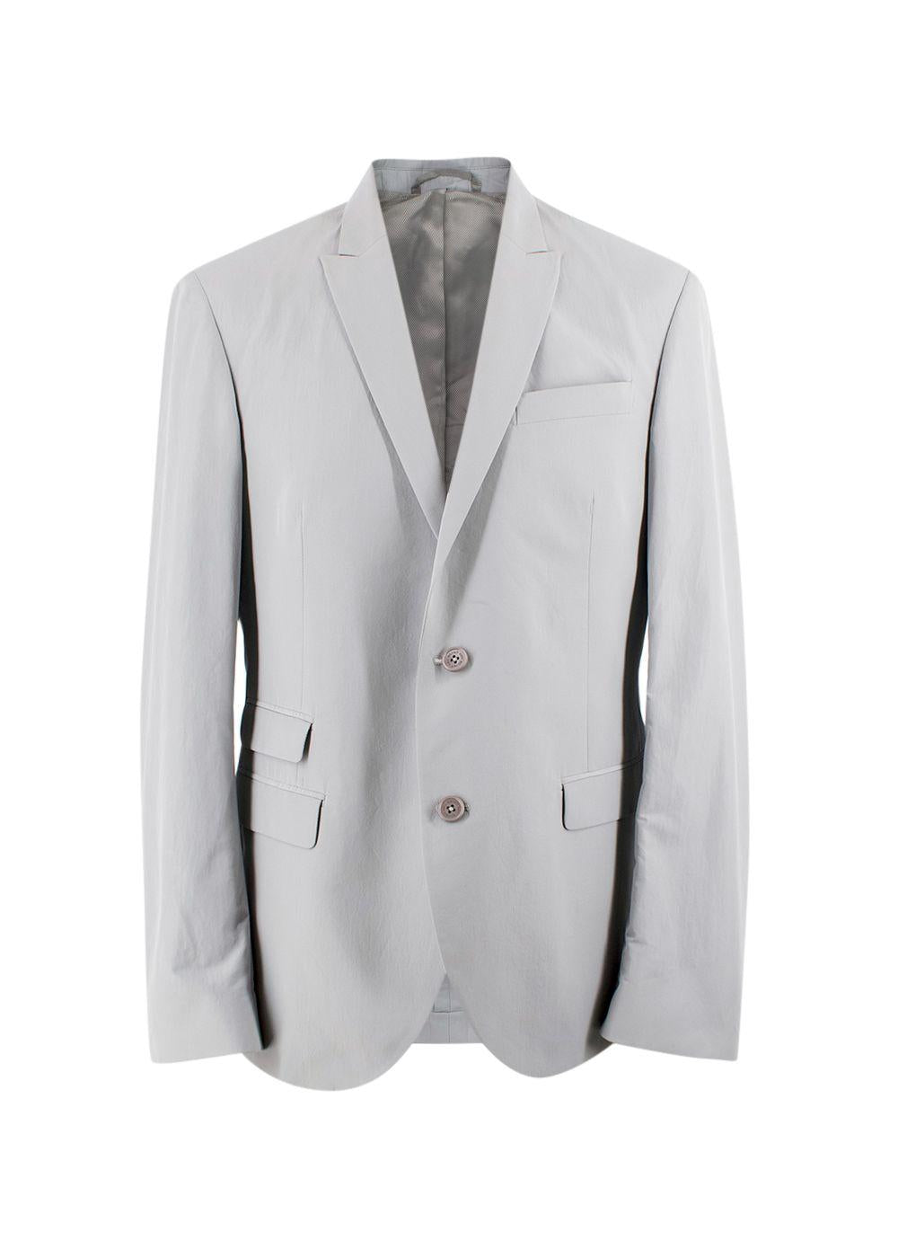Neil Barrett Grey Single Breasted Blazer