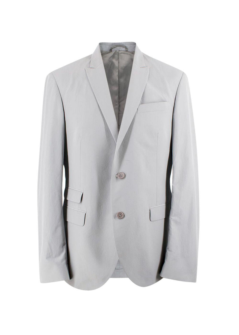Neil Barrett Grey Single Breasted Blazer
