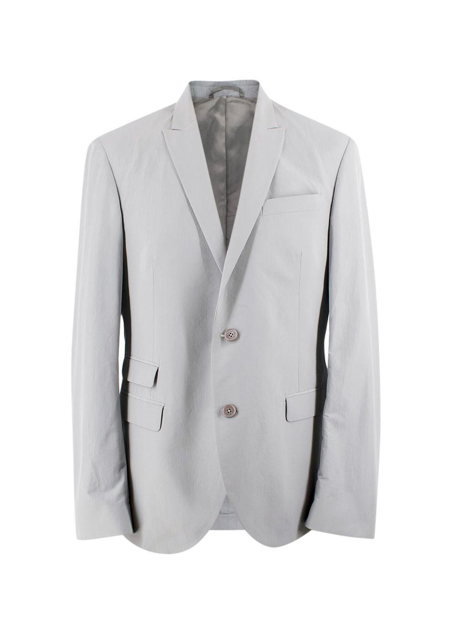 Neil Barrett Grey Single Breasted Blazer