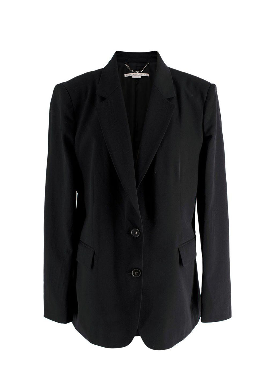 Stella McCartney Black Single Breasted Blazer