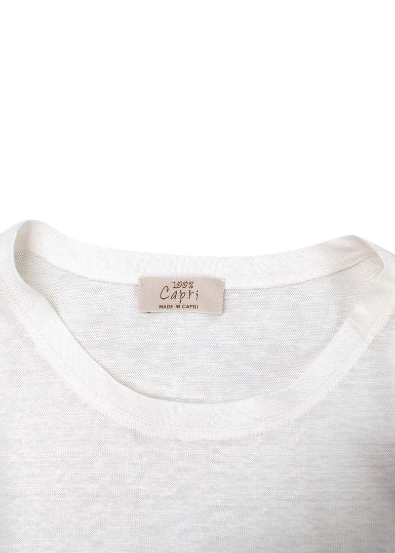 100% Capri white Linen dress