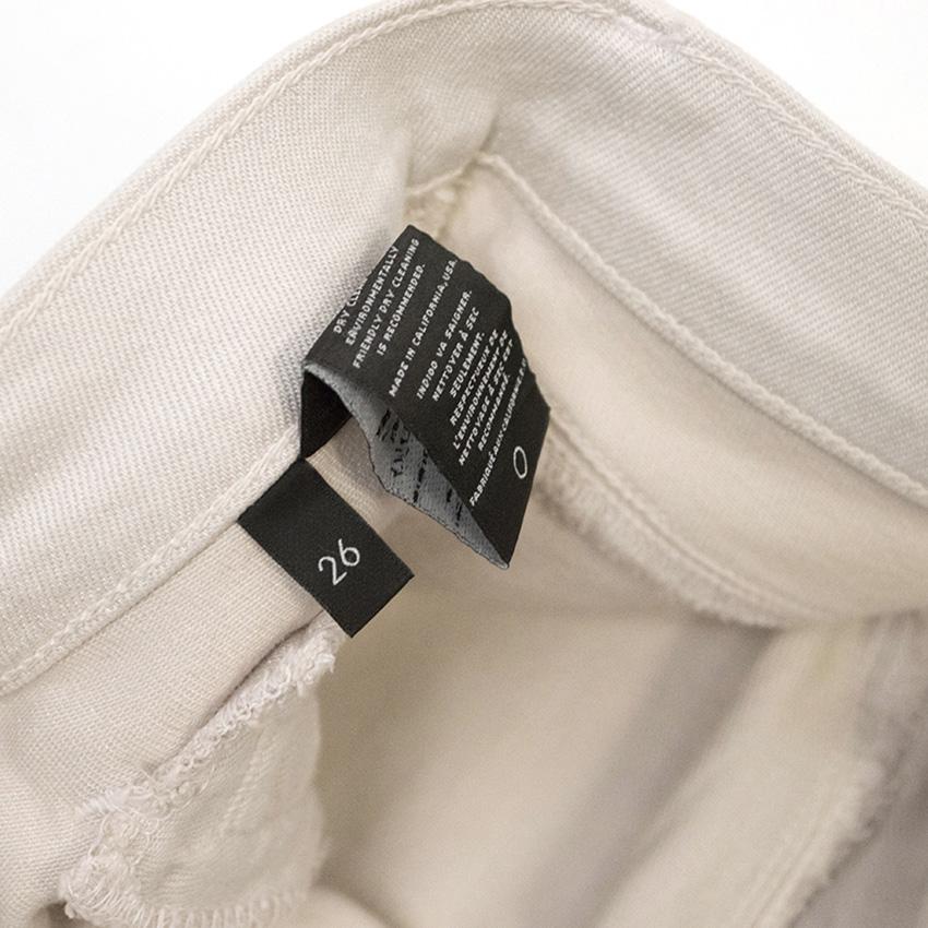 J Brand beige denim jeans