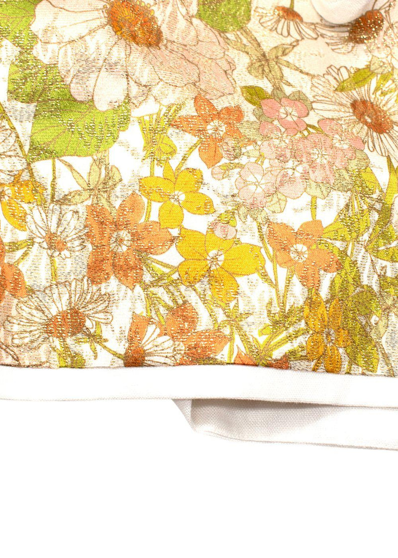 Zimmermann Super Eight Floral Brocade Cotton-Blend Mini Skirt
