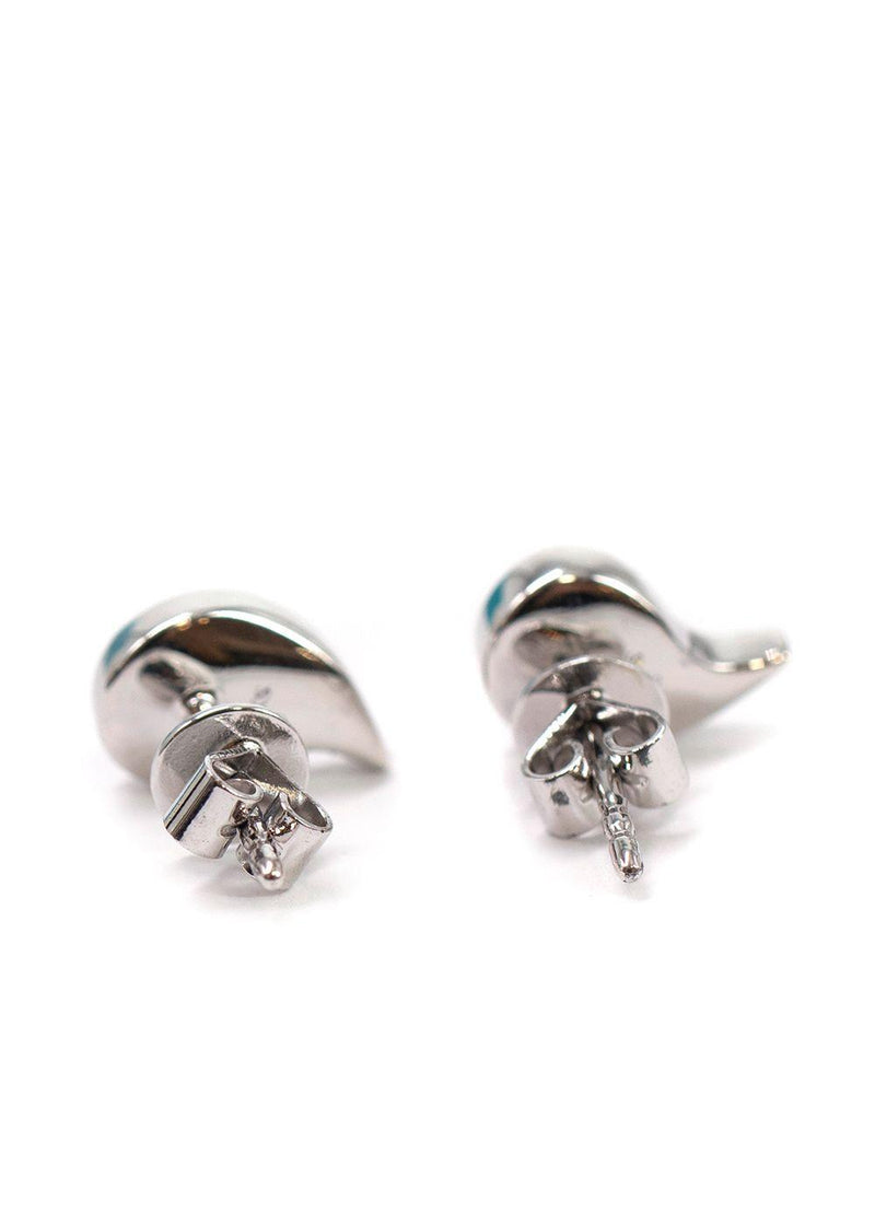 Maison Birks Silver Tear Drop Earrings