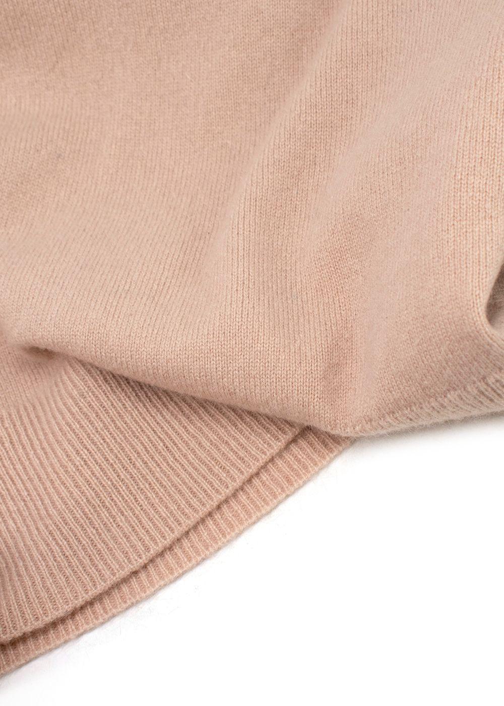 Altuzarra beige cashmere braided trim jumper