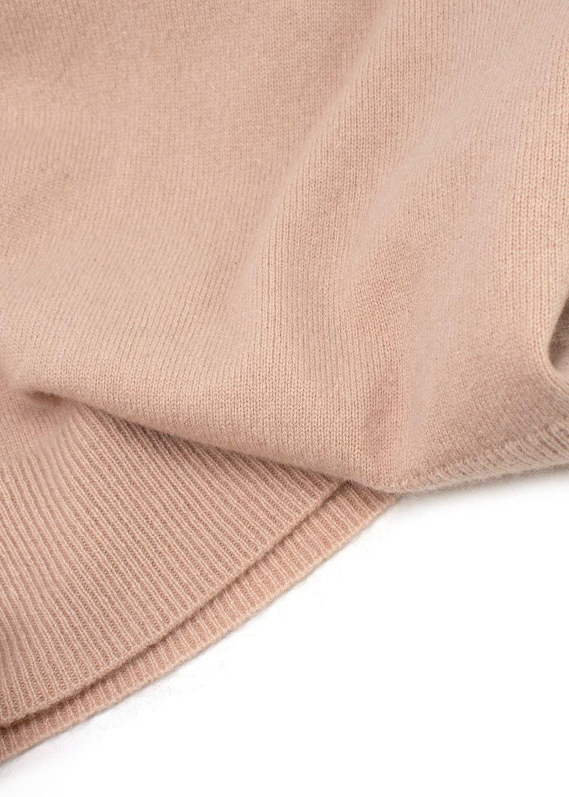 Altuzarra beige cashmere braided trim jumper