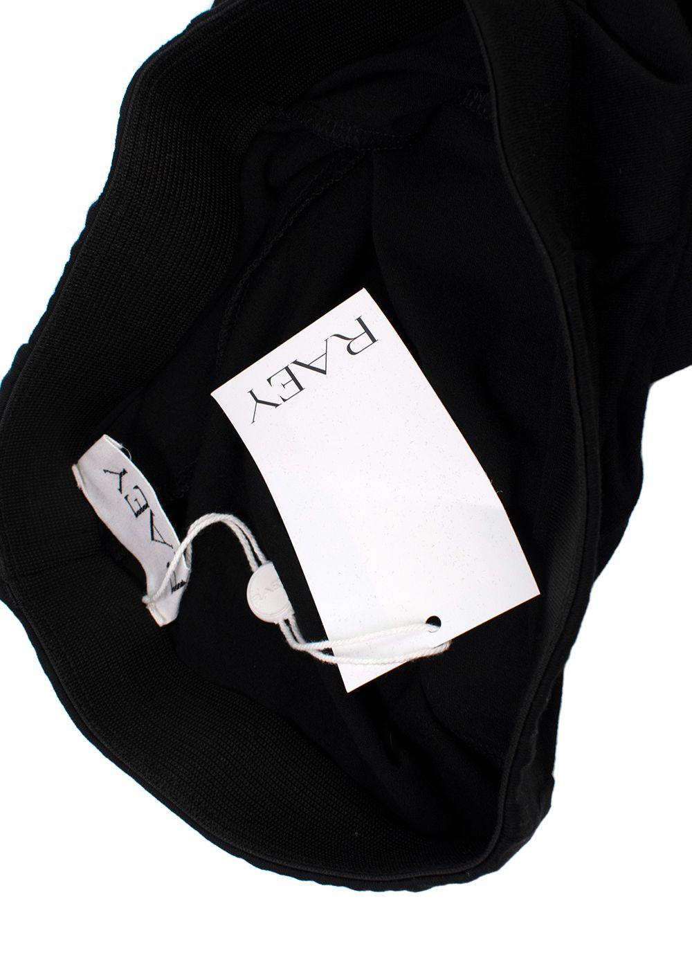 Raey Cotton Jersey Black Leggings