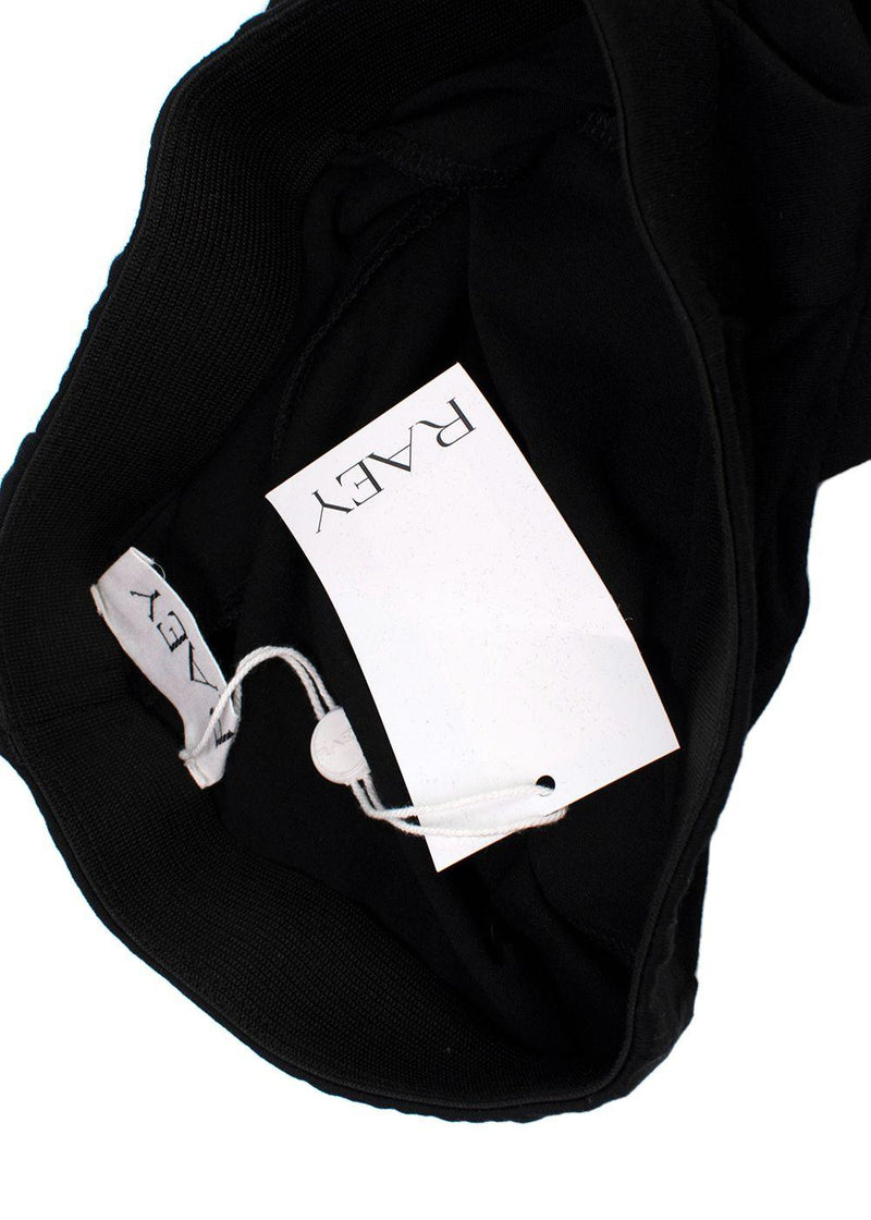 Raey Cotton Jersey Black Leggings