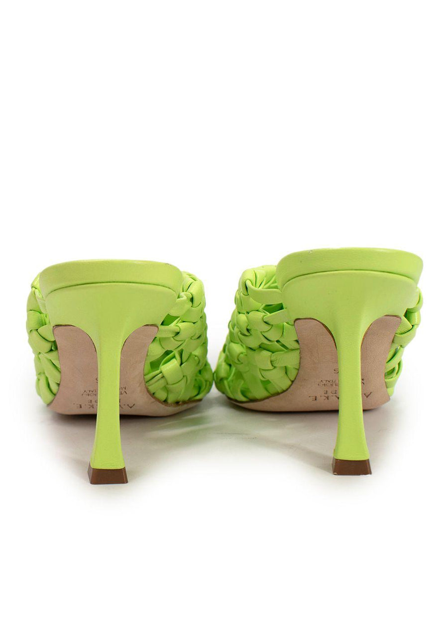 A.W.A.K.E Mode Neon Regina Weaved Mules