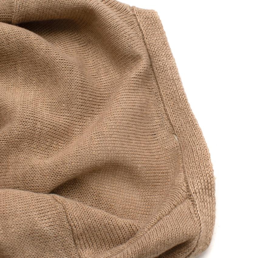 Tartine et Chocolat Cream Linen Knit Cardigan