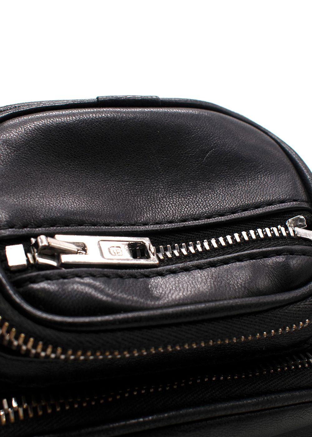 Alexander Wang Black Leather Mini Bum Bag