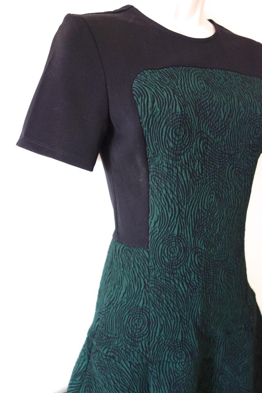 Opening Ceremony Swirl Jacquard Cascade Dress