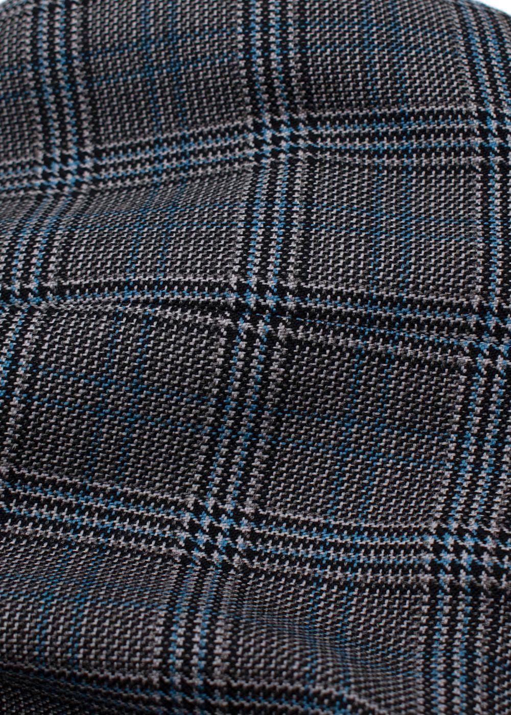 Michael Kors Grey Check Wool Single Breasted Blazer