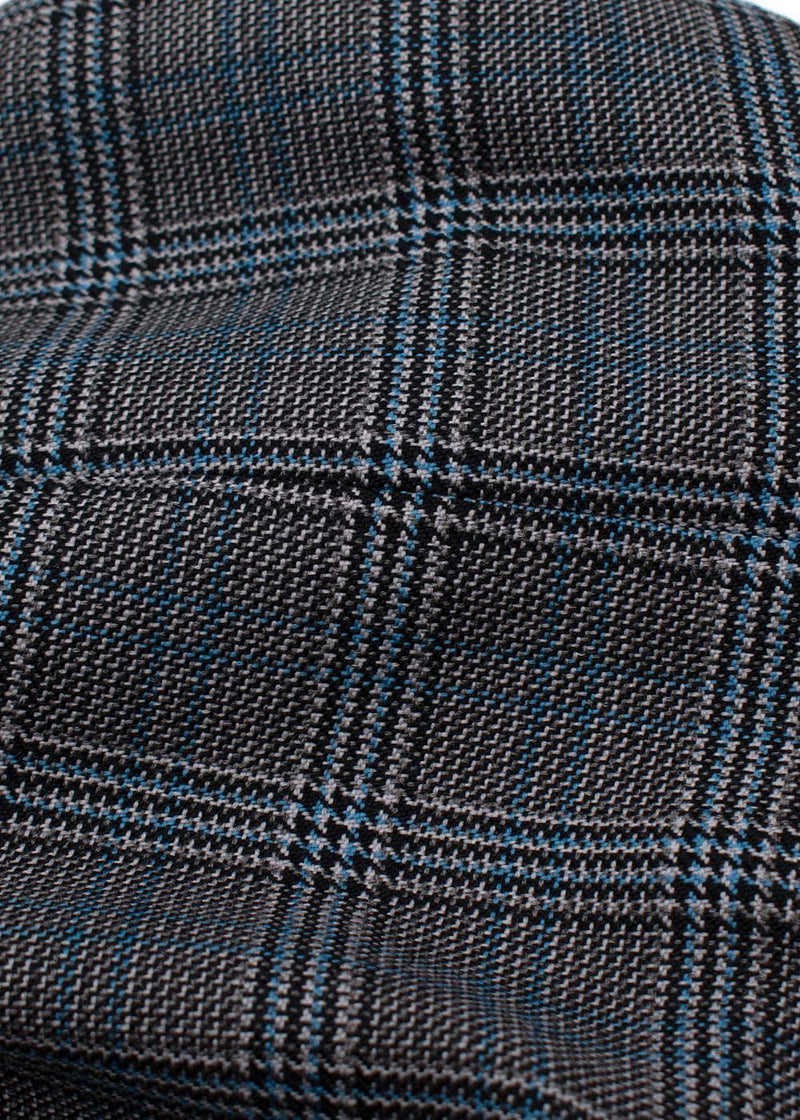 Michael Kors Grey Check Wool Single Breasted Blazer