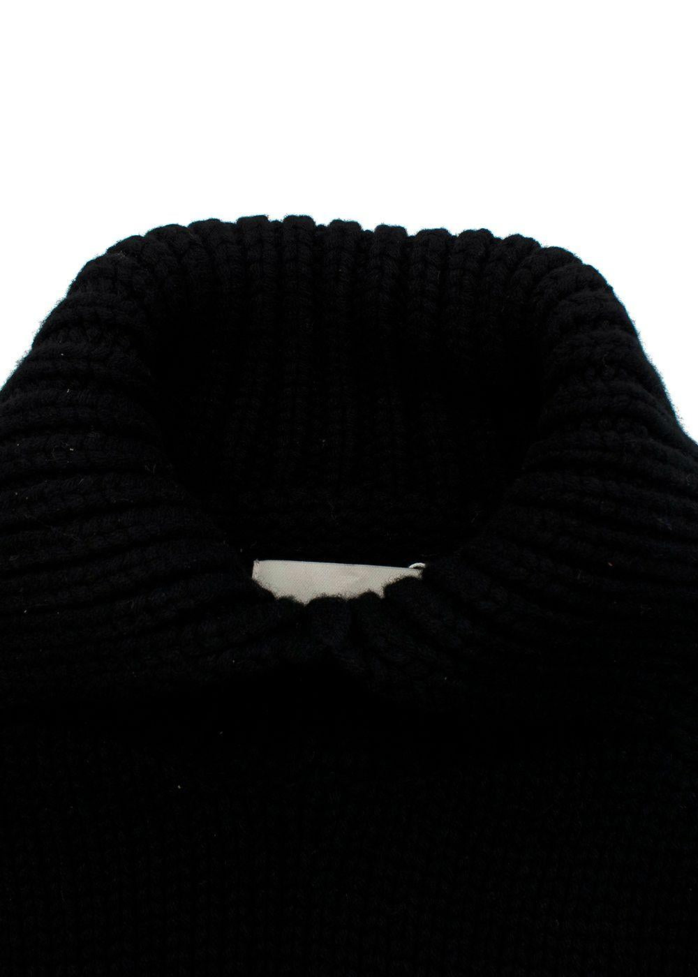 Black Merino Wool Roberta Jumper