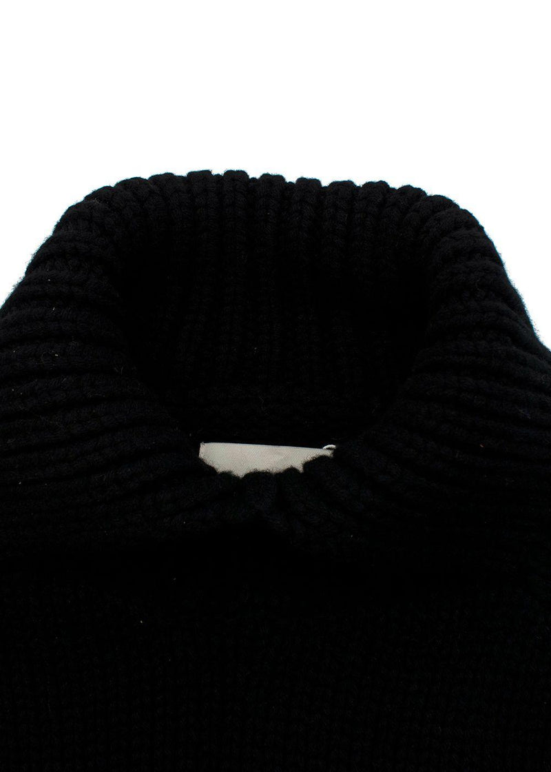 Black Merino Wool Roberta Jumper