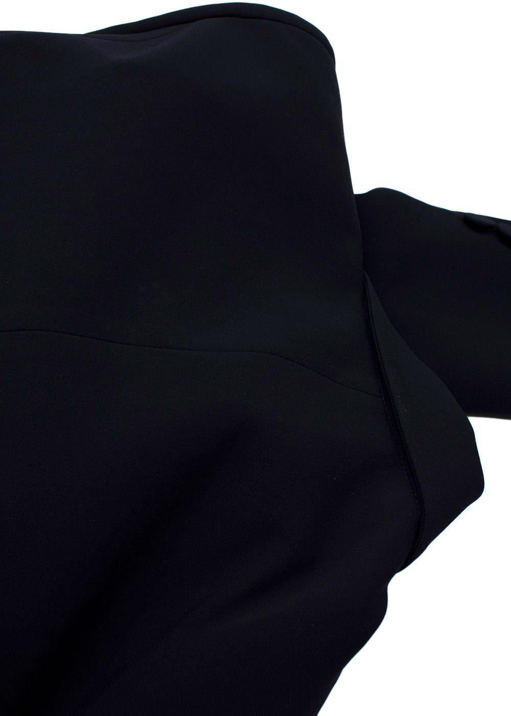 Marina Rinaldi Navy Cady Double Breasted Blazer