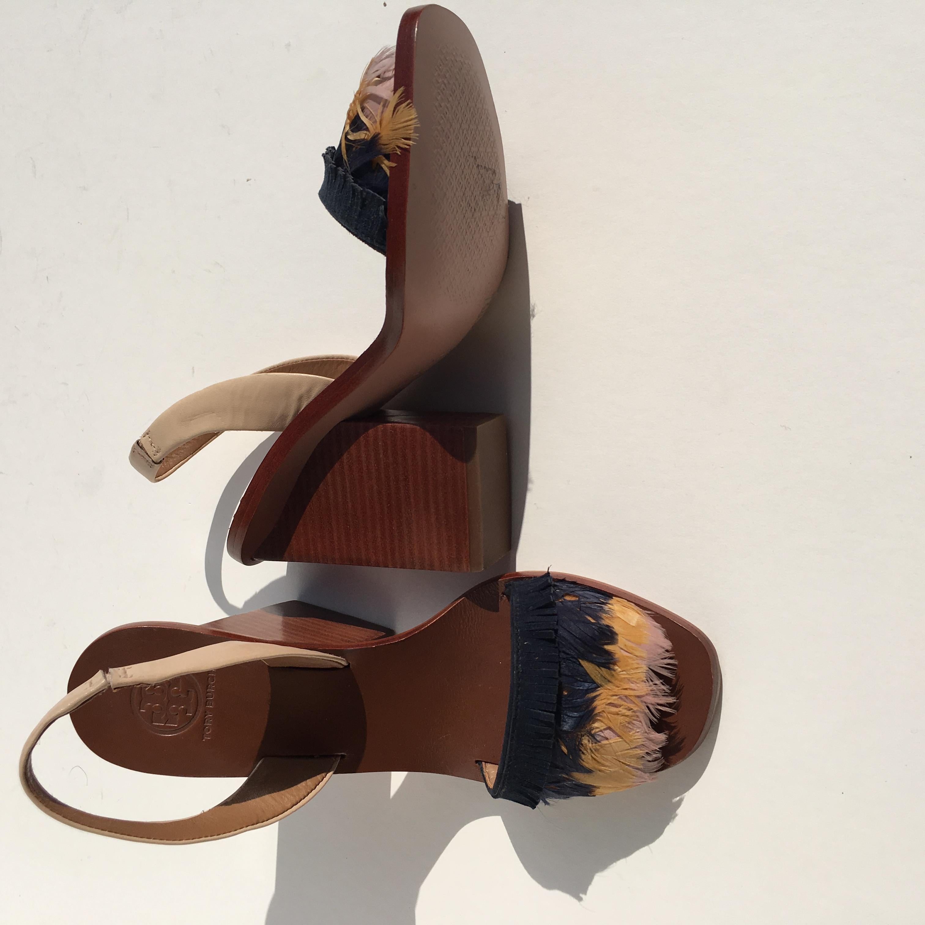 Tory Burch Block Heel Sandals