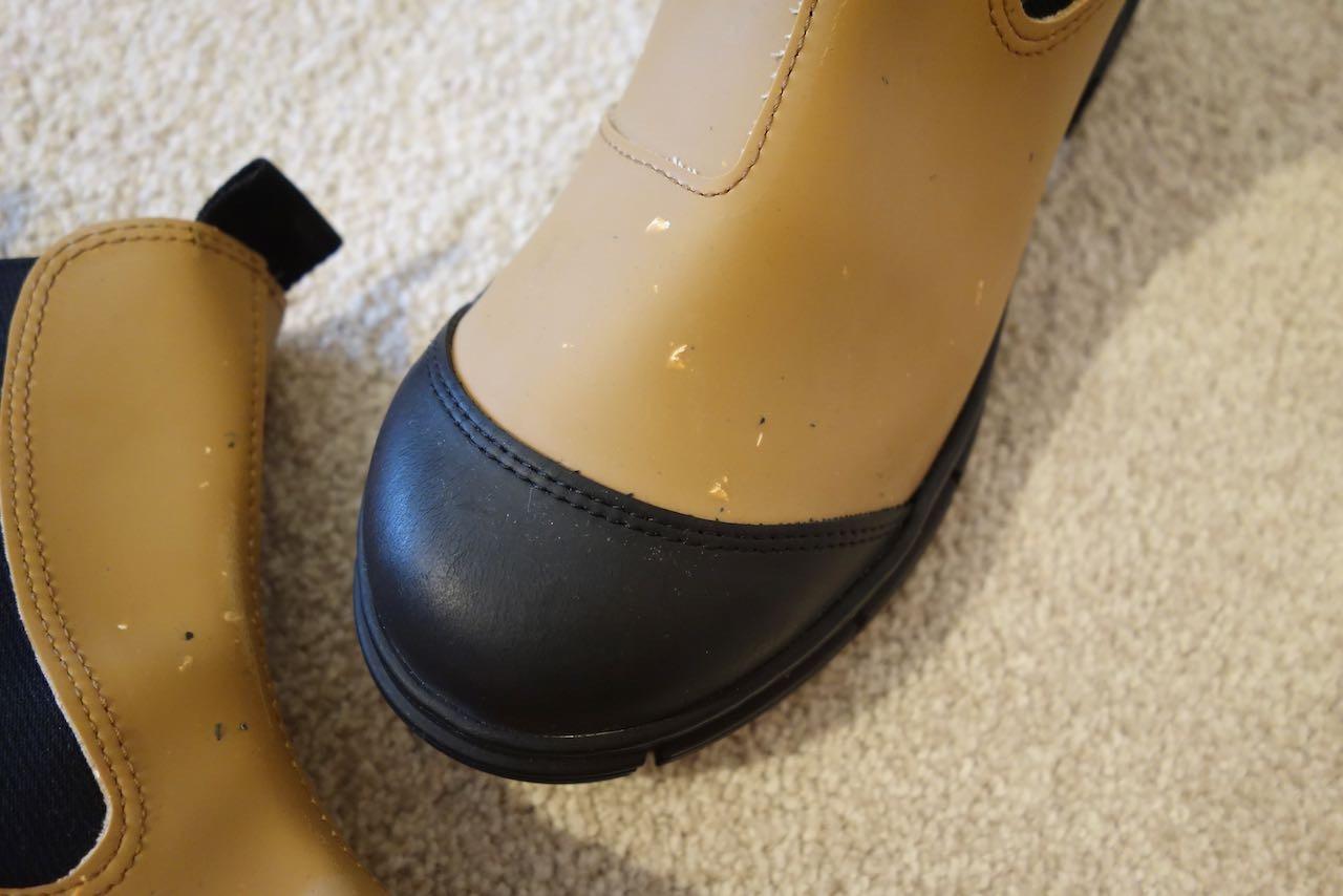 Tan Speckled Ankle Boots