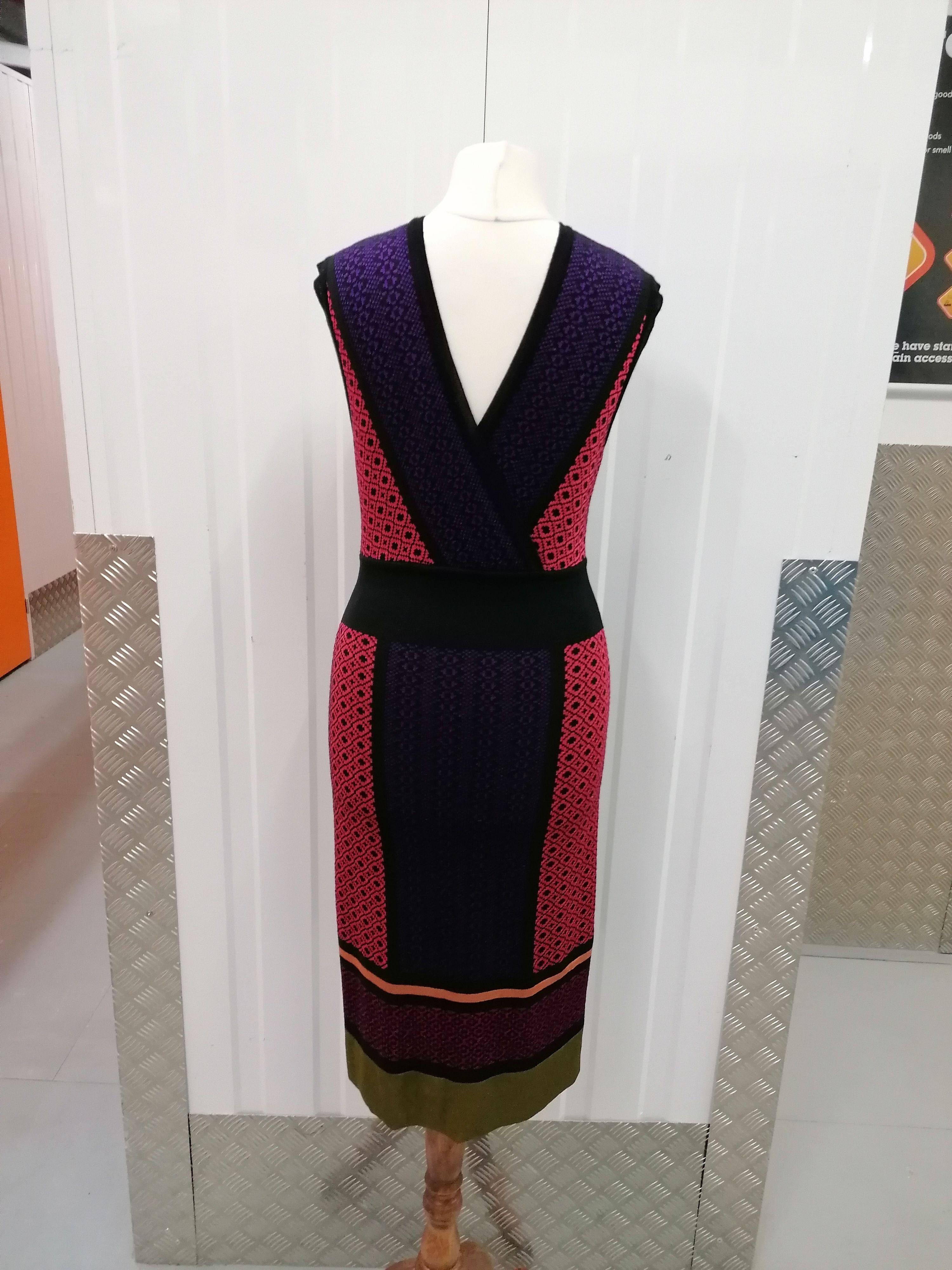 Wool Blend Knitted Sleeveless Dress