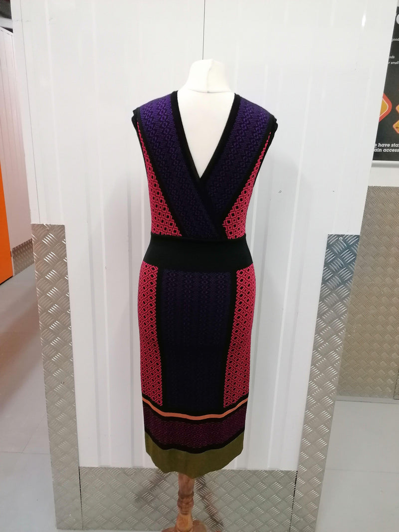Wool Blend Knitted Sleeveless Dress