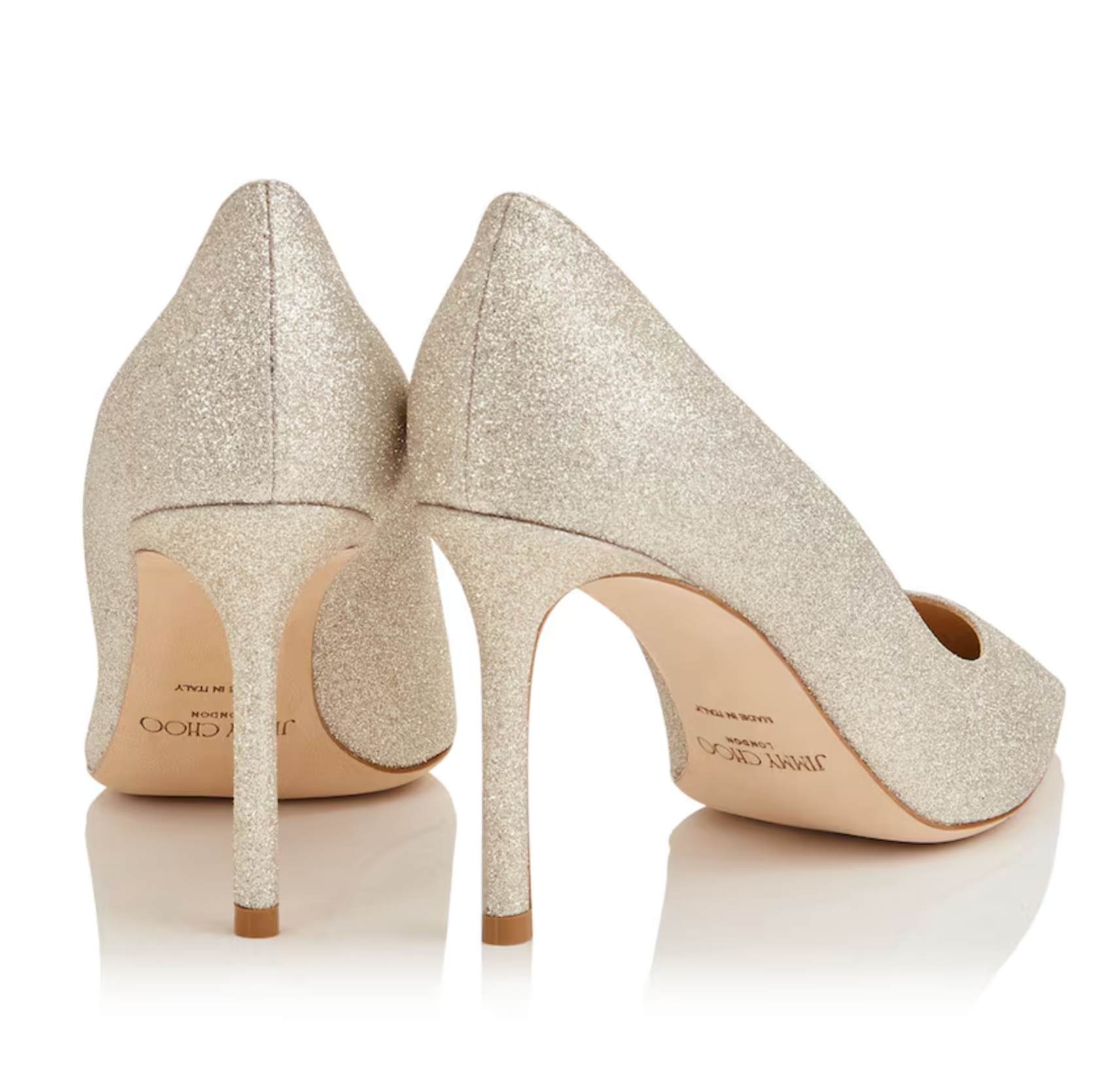 Jimmy Choo Romy 85 Glitter Pumps