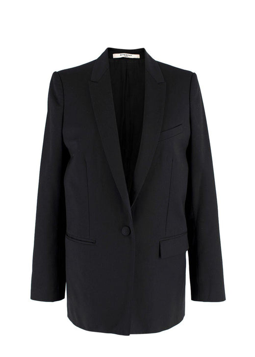 Givenchy Slim Fit Tailored Black Blazer