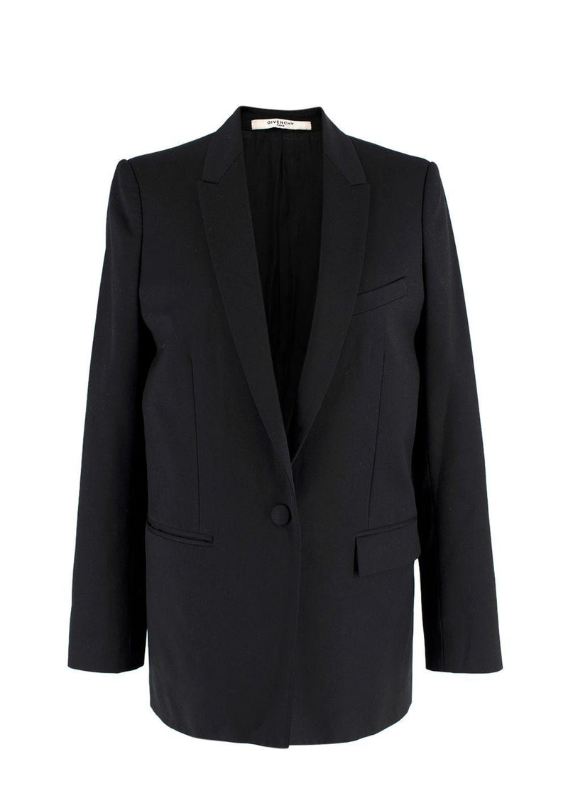 Givenchy Slim Fit Tailored Black Blazer