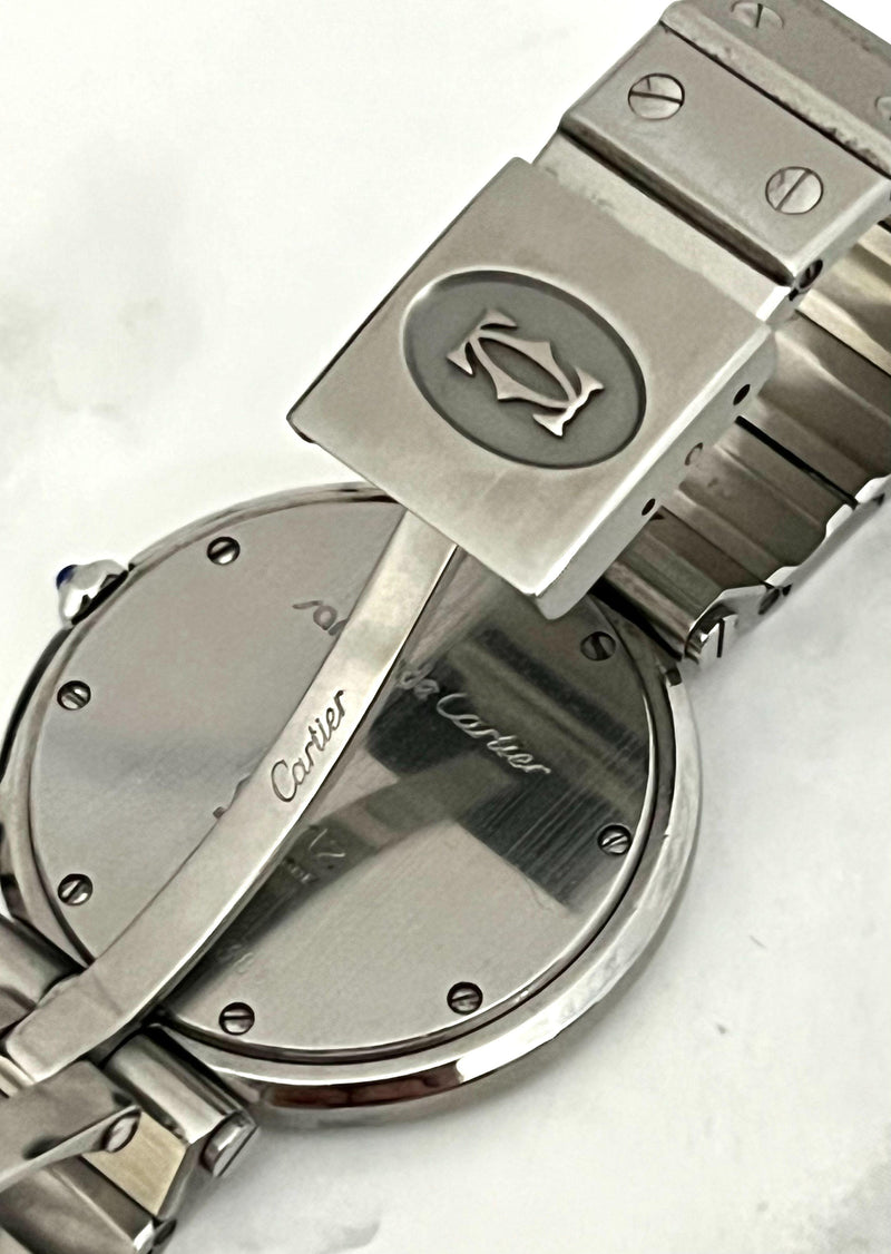 Cartier Santos Round Stainless Steel Watch