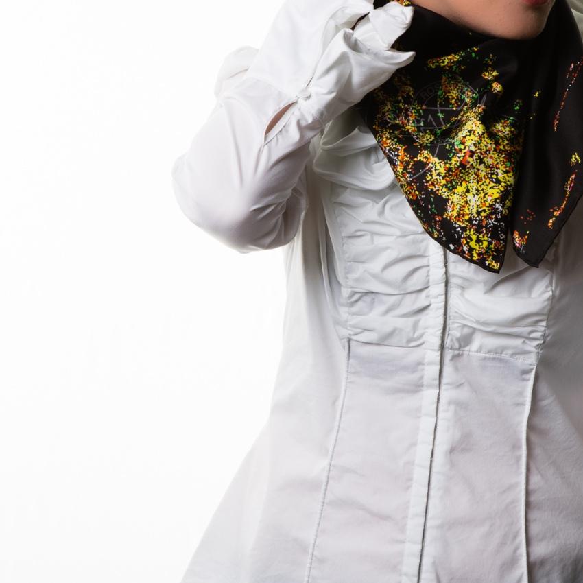 Rosemary Goodenough River Through A Curtain IX Scarf