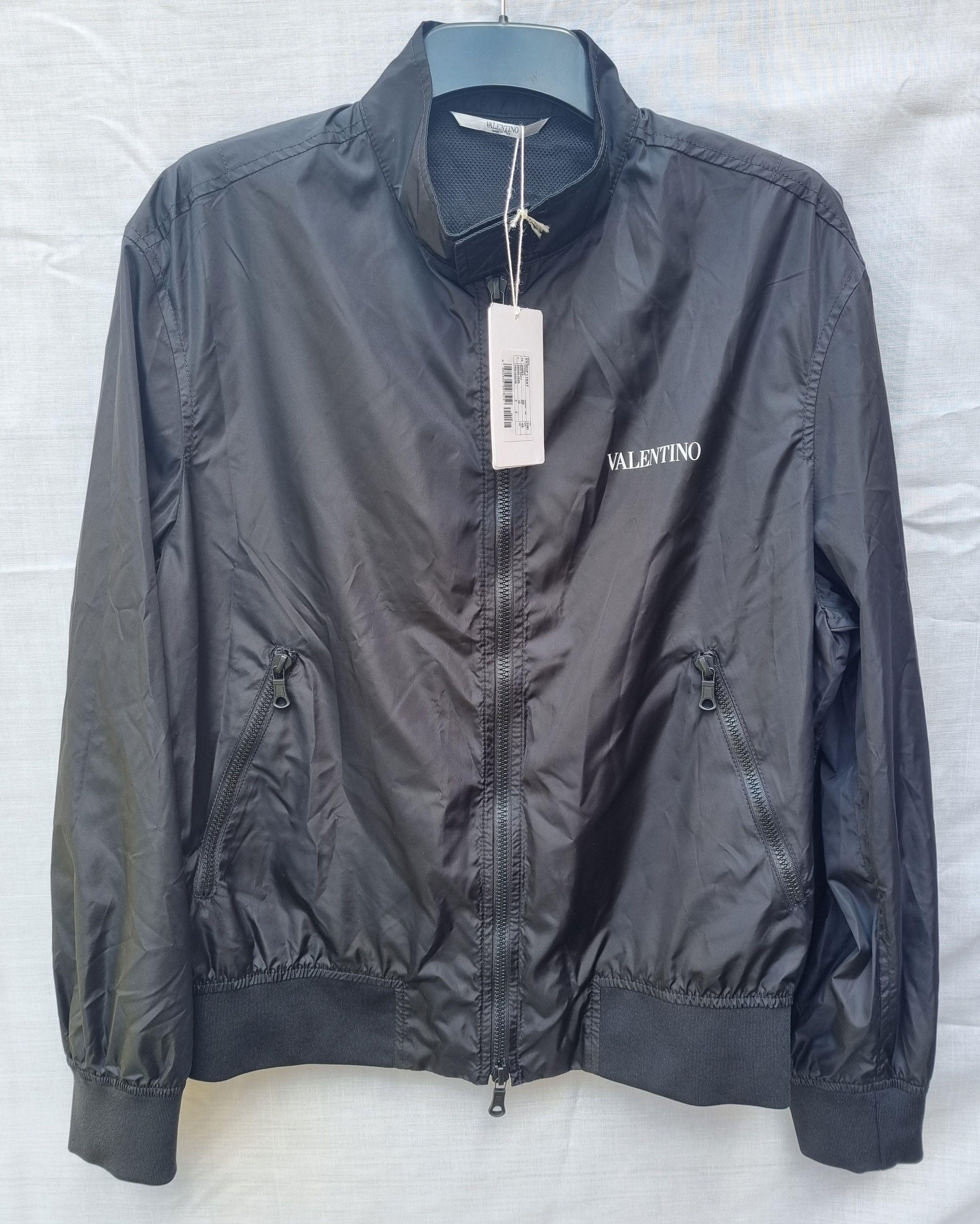 Black Nylon Bomber Jacket