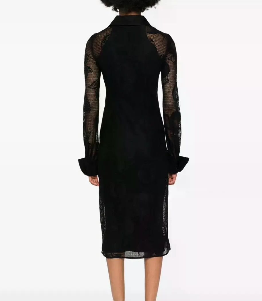 Sportmax  Canosa Floral-lace Midi Dress