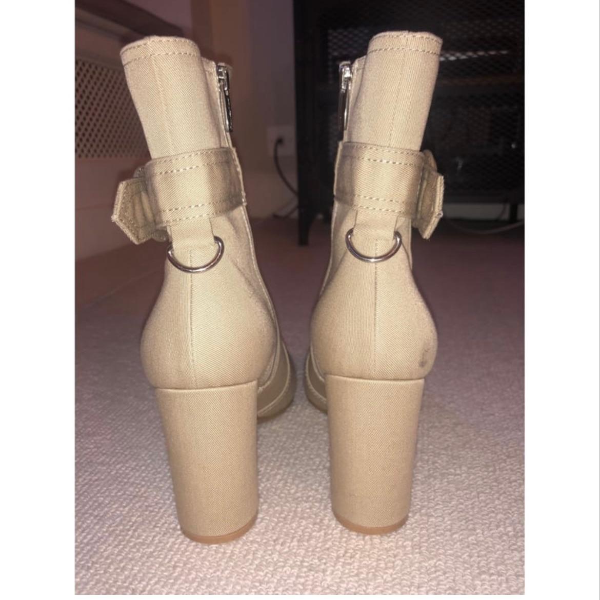 Miller Buckled Twill Ankle Boots