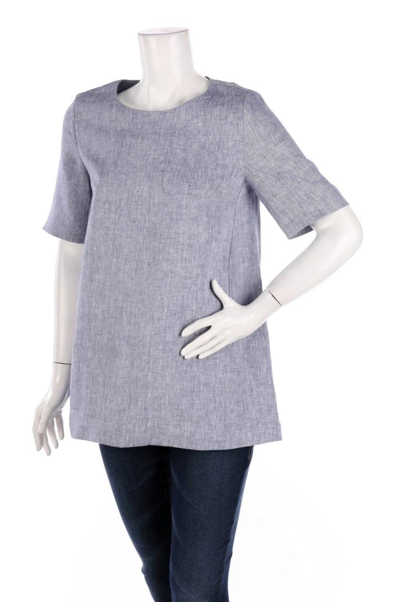 Max Mara Gray Summer Linen Tunic