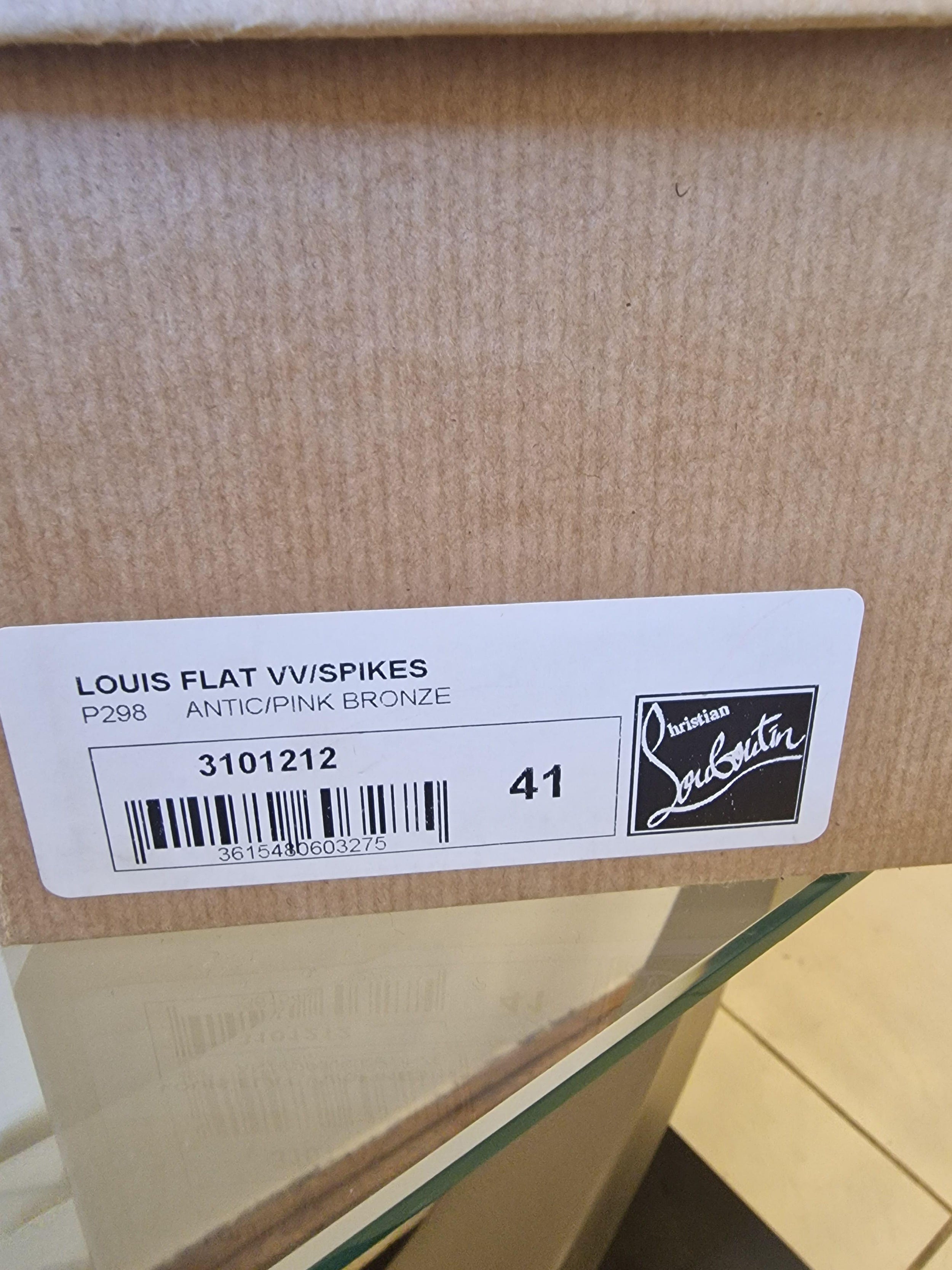 Christian Louboutin Pink VV Spike Trainers