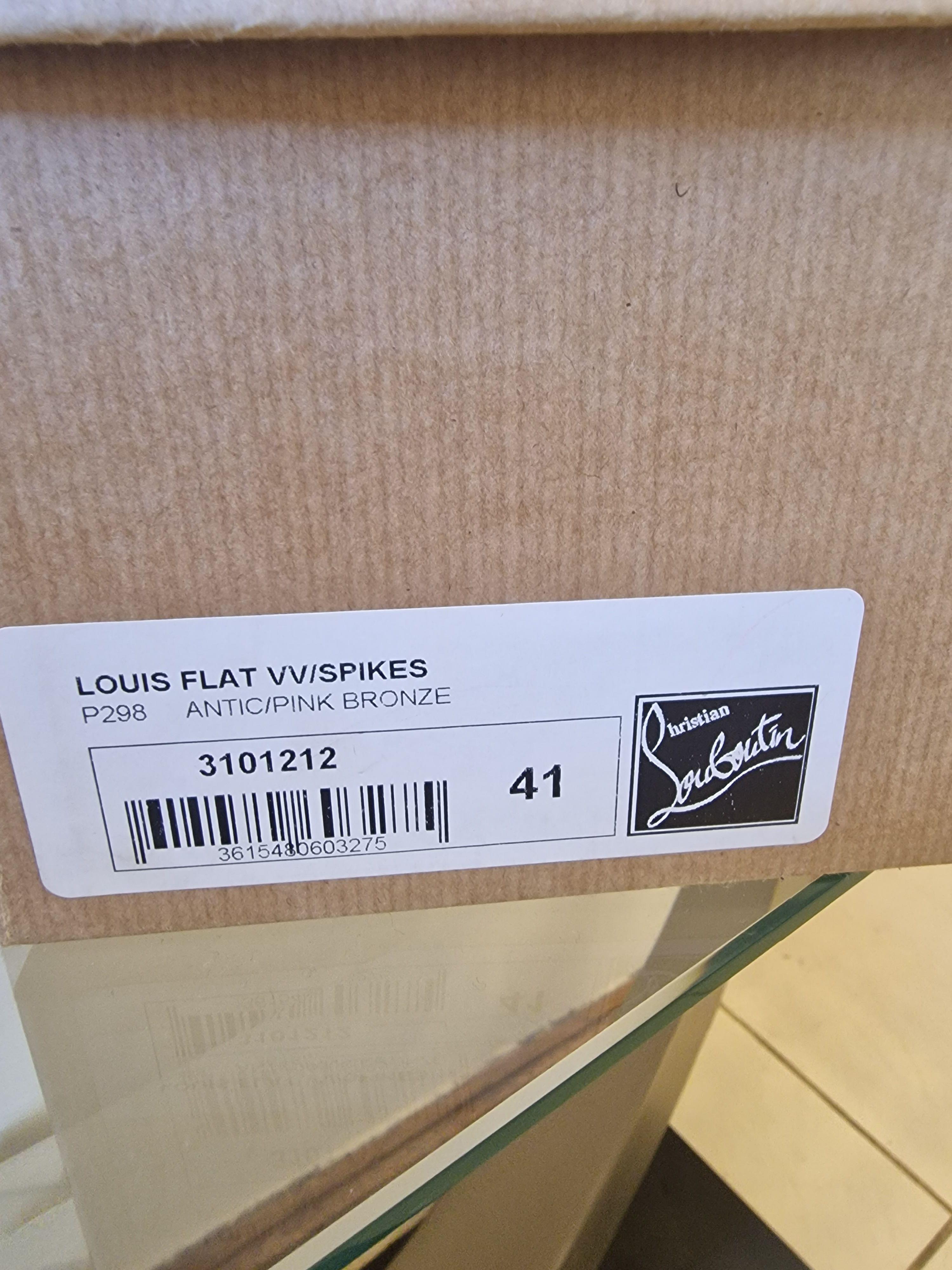 Christian Louboutin Pink VV Spike Trainers