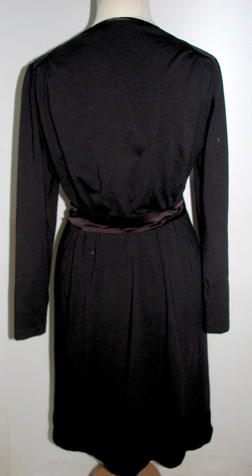 Alberta Ferretti purple wrap dress