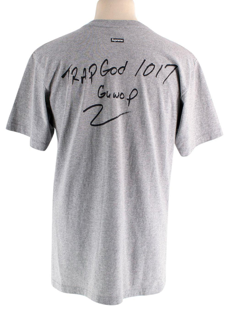 Supreme Grey 'Gucci Mane' Short Sleeve T-Shirt