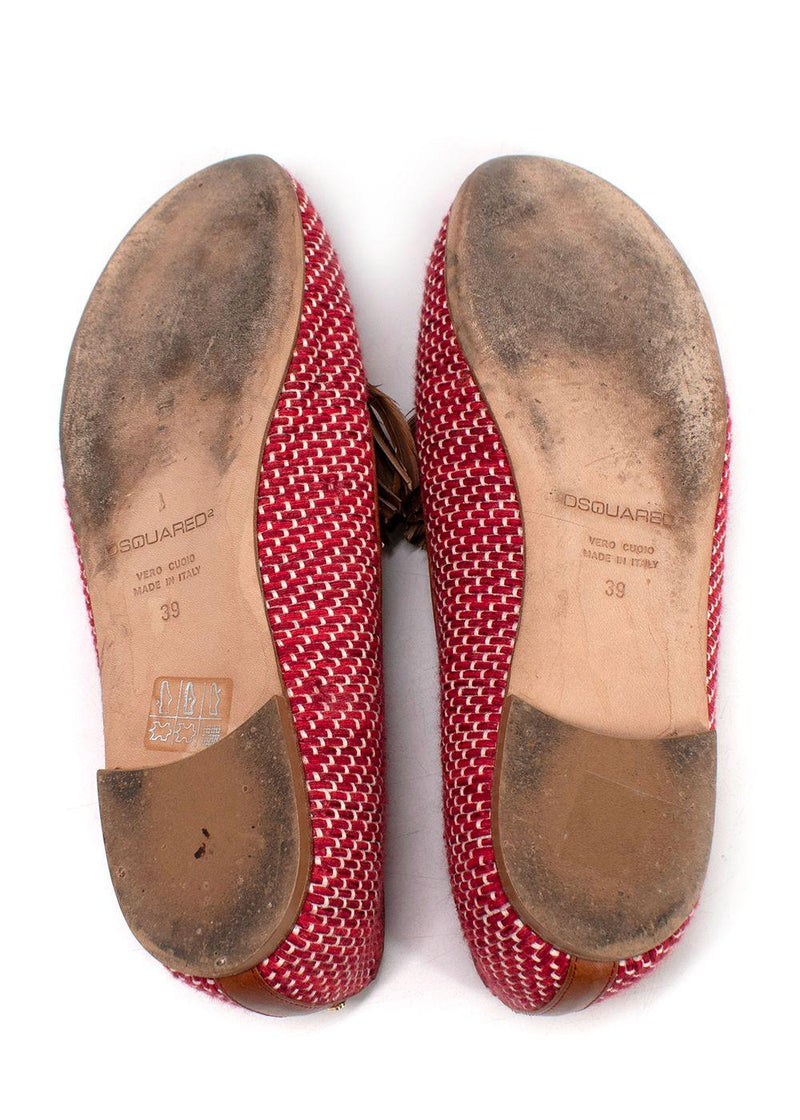 DSquared2 Tribal Tiki Ballerina Flats