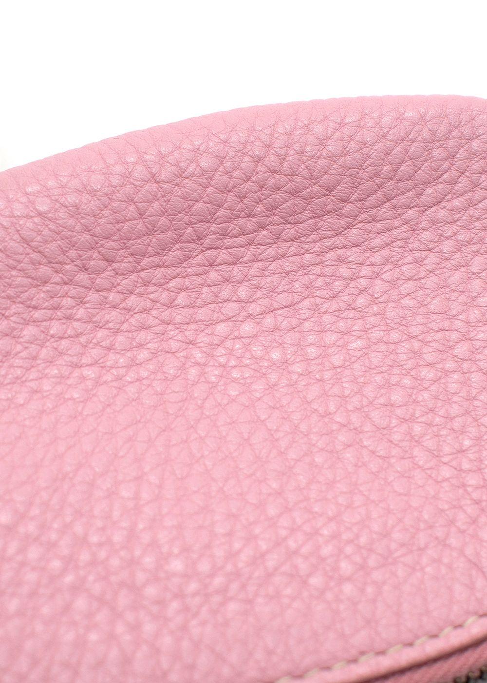 Celine Pink Logo Coin Purse