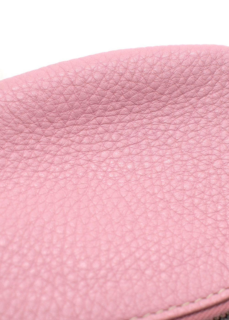 Celine Pink Logo Coin Purse