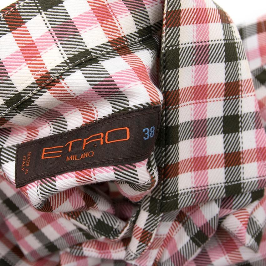 Etro Multicolored Plaid Shirt