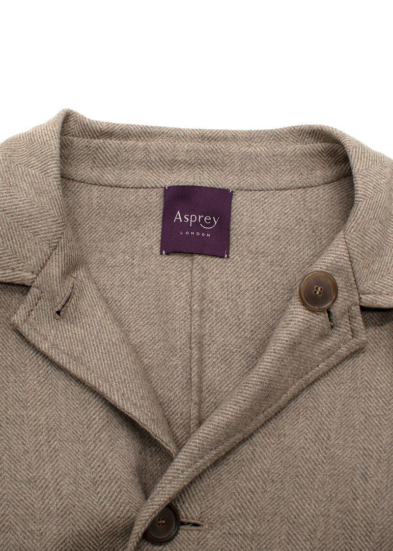 Asprey Beige Cashmere Long Coat