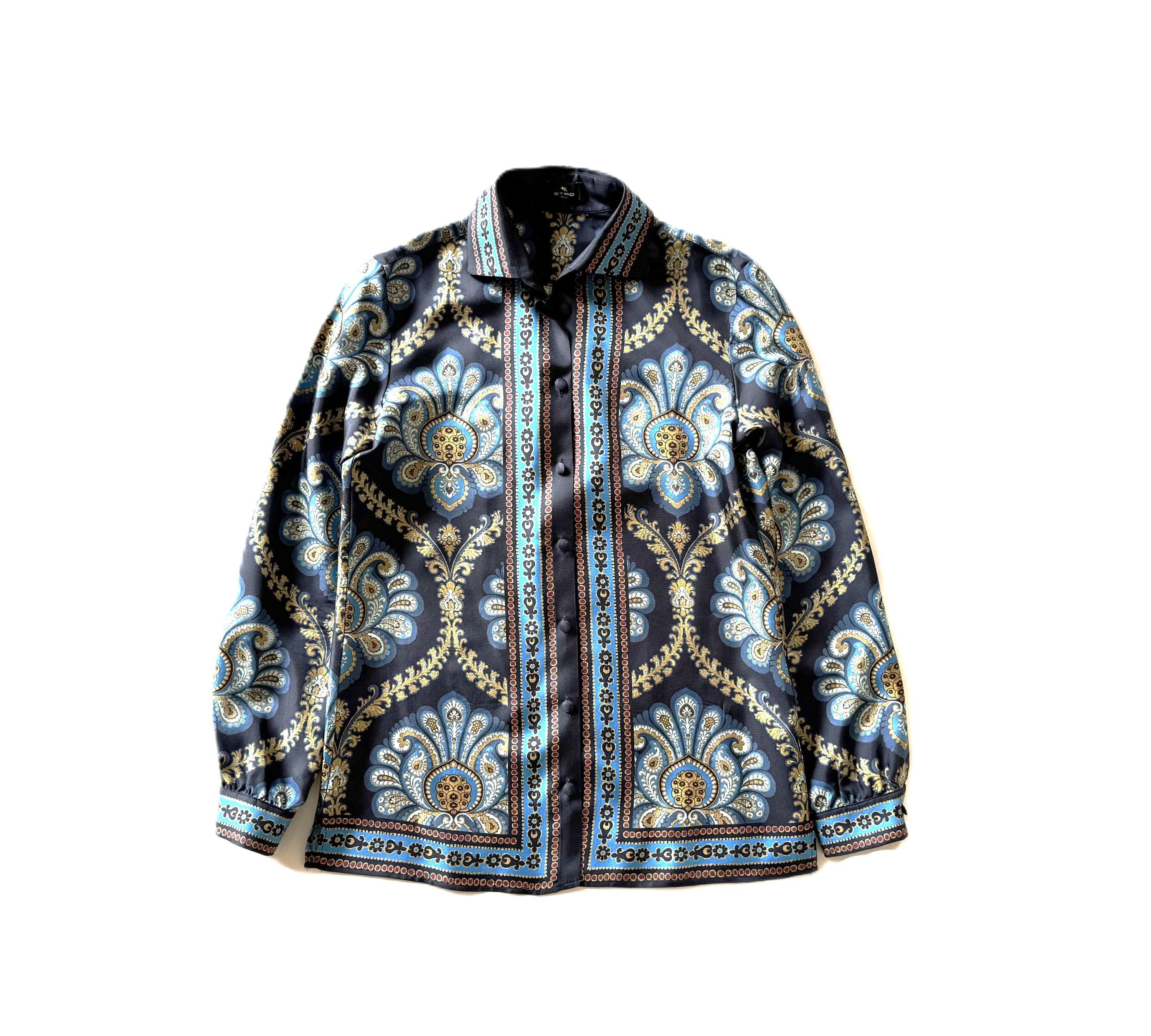 Etro Printed Silk Blouse