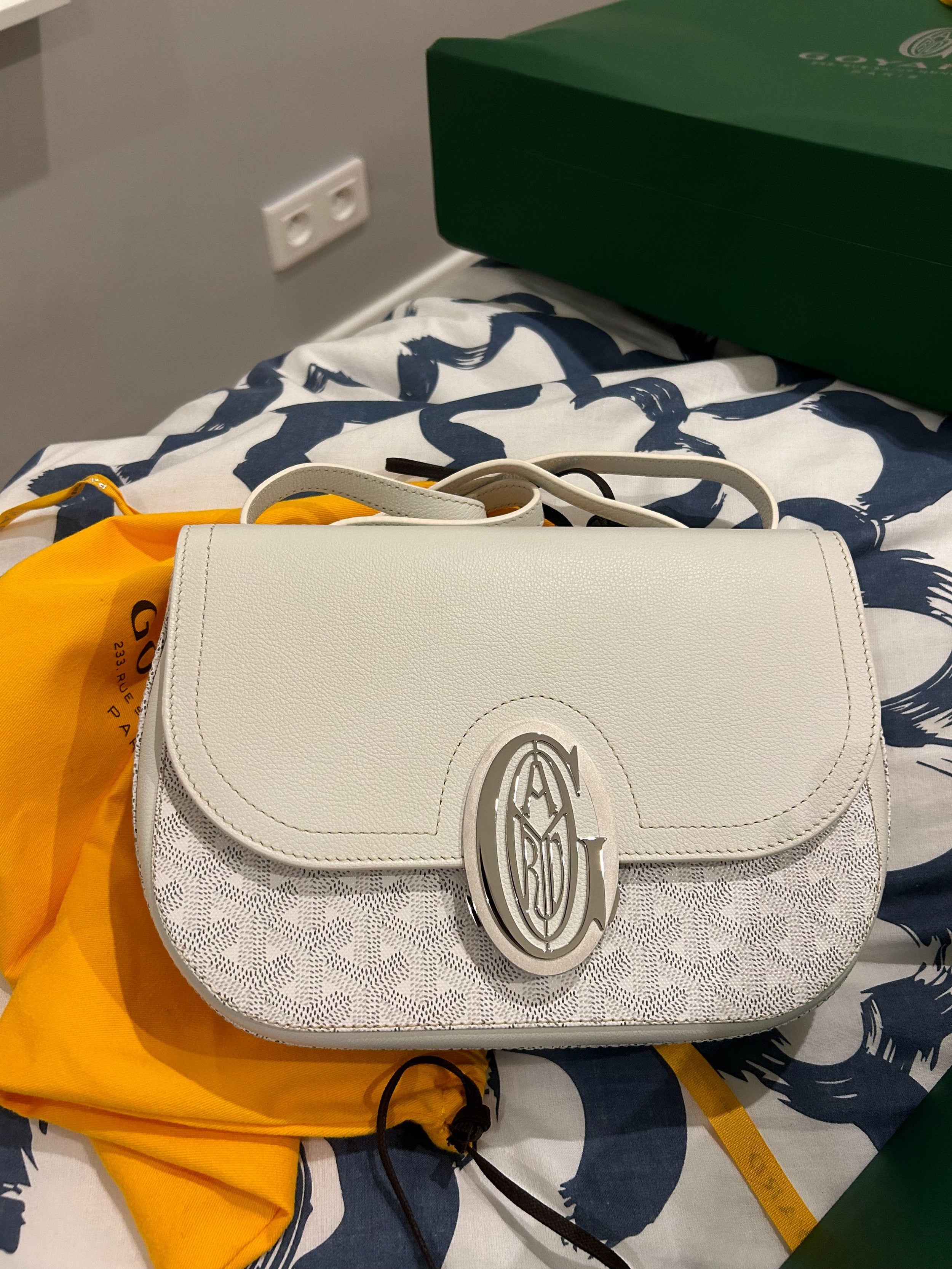White Canvas & Chevroches Calfskin Yellow Tavenay Suede