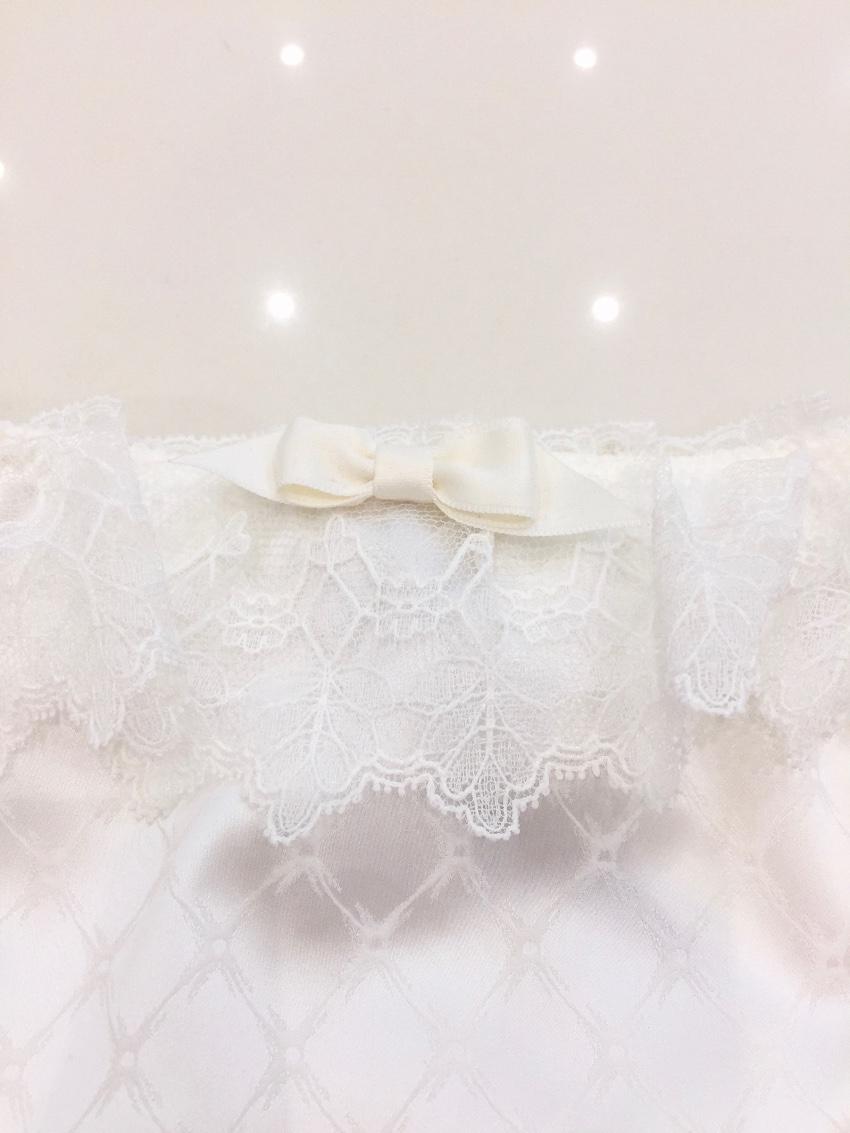 Chantal Thomass Leavers Lace & Satin Jacquard Pad Bra & Brief Set
