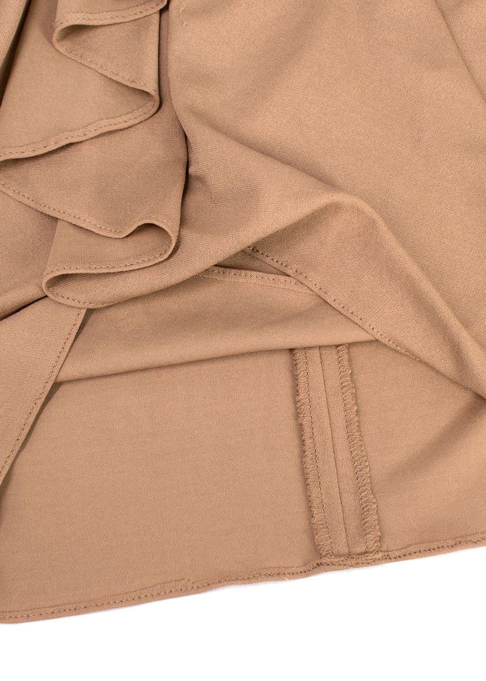 Alexandre Vauthier Batwing Sleeve Draped Mini Dress