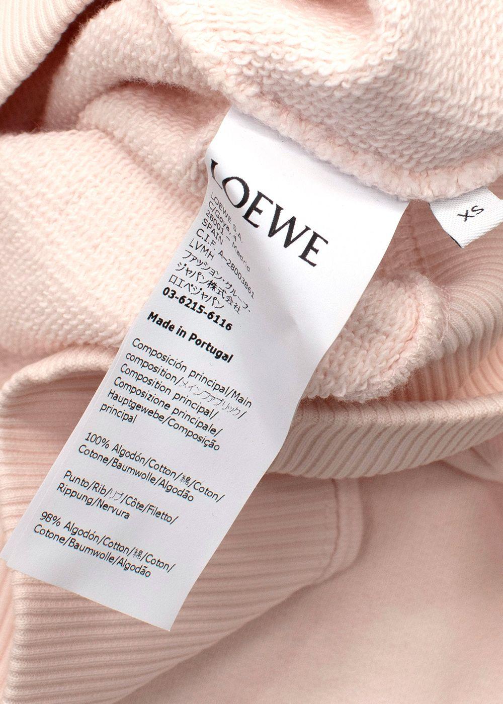 Loewe Pink Herbarium Embroidered Hoodie