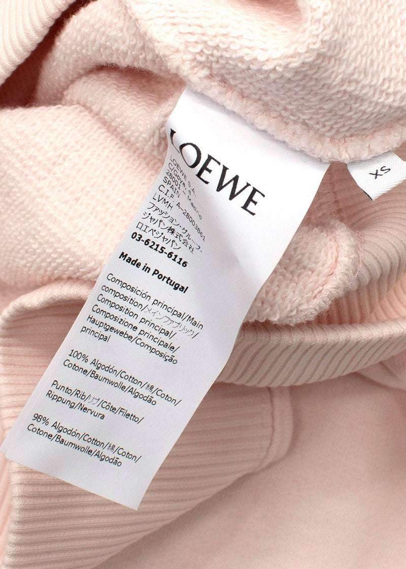 Loewe Pink Herbarium Embroidered Hoodie