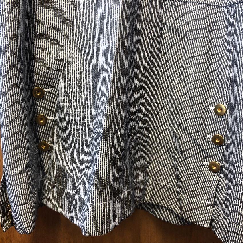 Altuzarra Blue & White Striped Jacket